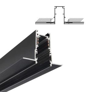 פרופיל מגנטי שקוע לטיח