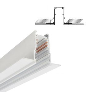 פרופיל מגנטי שקוע לטיח